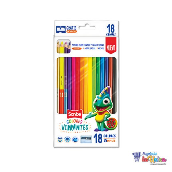 COLOR SCRIBE UNIPUNTA X 18