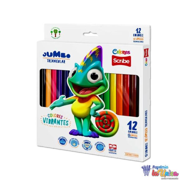 COLOR SCRIBE JUMBO UNIPUNTA X 12