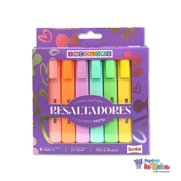 RESALATADOR INCOLORS X6 PASTEL