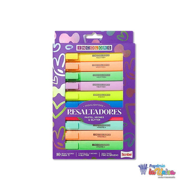 RESALATADOR INCOLORS X10 SURTIDO