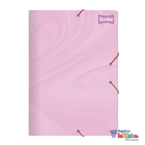 CARPETA SCRIBE RESORTE PLASTICA SERIES